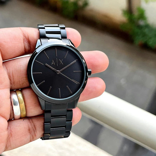 Armani Exchange - Cayde Men's Black Analog Watch