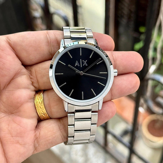 ARMANI EXCHANGE -  AX2700 CLASSIC |Black Dial Silver Edition